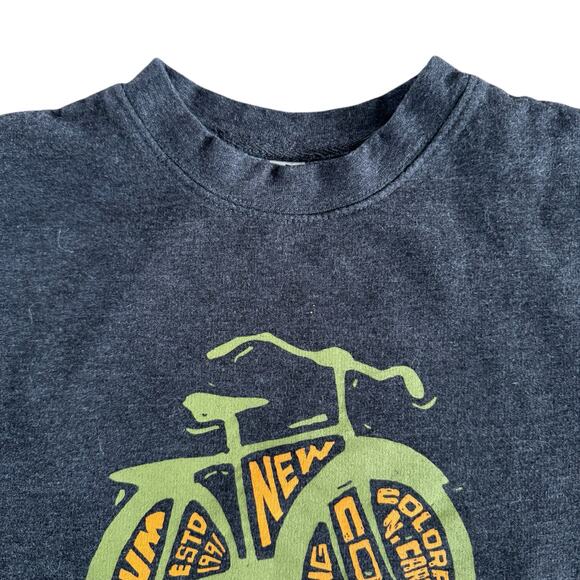 Unisex New Belgium Brewery Grey Crewneck Bicycle Sweatshirt - Size Small - Picture 2 of 7